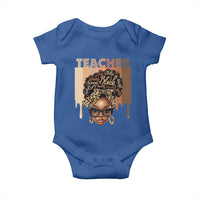 Black Teacher Magic Baby Onesie Black History Month Afro Hair Melanin