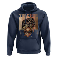 Black Teacher Magic Hoodie Black History Month Afro Hair Melanin