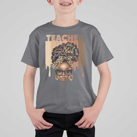 Black Teacher Magic T Shirt For Kid Black History Month Afro Hair Melanin