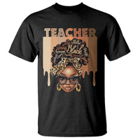 Black Teacher Magic T Shirt Black History Month Afro Hair Melanin