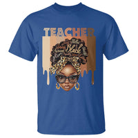 Black Teacher Magic T Shirt Black History Month Afro Hair Melanin