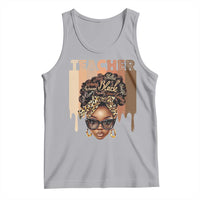 Black Teacher Magic Tank Top Black History Month Afro Hair Melanin