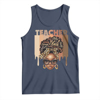 Black Teacher Magic Tank Top Black History Month Afro Hair Melanin