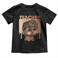Black Teacher Magic Toddler T Shirt Black History Month Afro Hair Melanin