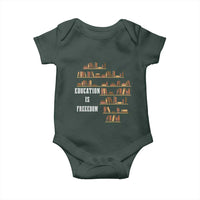 Black History Education Is Freedom Baby Onesie African Roots Africa Map