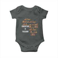 Black History Education Is Freedom Baby Onesie African Roots Africa Map