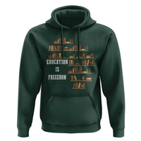 Black History Education Is Freedom Hoodie African Roots Africa Map