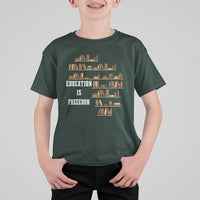 Black History Education Is Freedom T Shirt For Kid African Roots Africa Map
