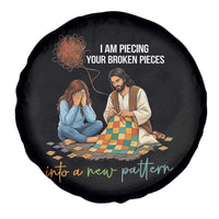 I Am Piecing Your Broken Pieces Christian Healing Spare Tire Cover Jesus Comfort Faith Restoration Inspirational Gift