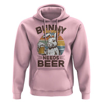 Some Bunny Needs Beer Funny Easter Drinking Humor Hoodie Retro Rabbit Beer Lover Gift