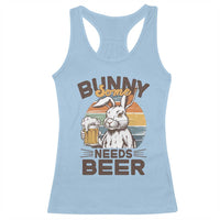 Some Bunny Needs Beer Funny Easter Drinking Humor Racerback Tank Top Retro Rabbit Beer Lover Gift