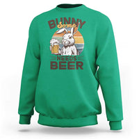 Some Bunny Needs Beer Funny Easter Drinking Humor Sweatshirt Retro Rabbit Beer Lover Gift