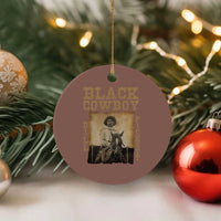 Bill Pickett Ceramic Ornament Black Cowboy Western Legend Vintage - Wonder Print Shop