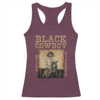 Bill Pickett Racerback Tank Top Black Cowboy Western Legend Vintage