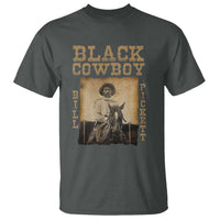 Bill Pickett T Shirt Black Cowboy Western Legend Vintage
