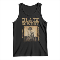Bill Pickett Tank Top Black Cowboy Western Legend Vintage