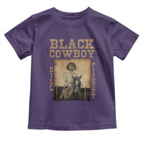 Bill Pickett Toddler T Shirt Black Cowboy Western Legend Vintage