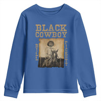 Bill Pickett Youth Sweatshirt Black Cowboy Western Legend Vintage