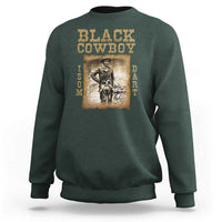 Isom Dart Sweatshirt Black Cowboy Western Legend Vintage