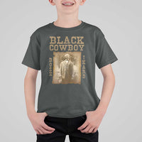 Bose Ikard T Shirt For Kid Black Cowboy Western Legend Vintage