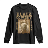 Bose Ikard Long Sleeve Shirt Black Cowboy Western Legend Vintage