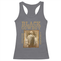 Bose Ikard Racerback Tank Top Black Cowboy Western Legend Vintage