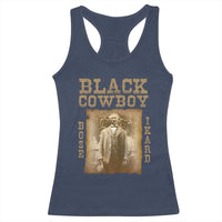 Bose Ikard Racerback Tank Top Black Cowboy Western Legend Vintage