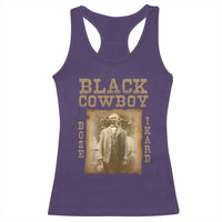 Bose Ikard Racerback Tank Top Black Cowboy Western Legend Vintage