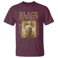 Bose Ikard T Shirt Black Cowboy Western Legend Vintage