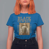 Bose Ikard T Shirt For Women Black Cowboy Western Legend Vintage