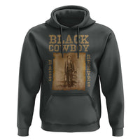 Bass Reeves Hoodie Black Cowboy Western Legend Vintage