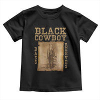 Bass Reeves Toddler T Shirt Black Cowboy Western Legend Vintage