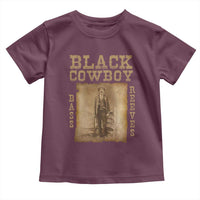 Bass Reeves Toddler T Shirt Black Cowboy Western Legend Vintage