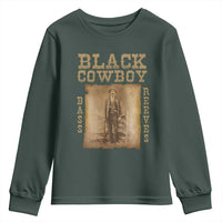 Bass Reeves Youth Sweatshirt Black Cowboy Western Legend Vintage