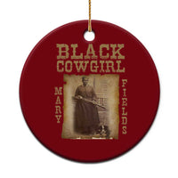 Mary Fields Ceramic Ornament Black Cowgirl Pioneer Western Legend Vintage - Wonder Print Shop