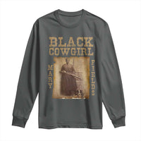 Mary Fields Long Sleeve Shirt Black Cowgirl Pioneer Western Legend Vintage