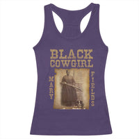Mary Fields Racerback Tank Top Black Cowgirl Pioneer Western Legend Vintage