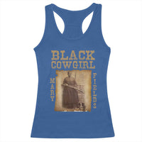 Mary Fields Racerback Tank Top Black Cowgirl Pioneer Western Legend Vintage