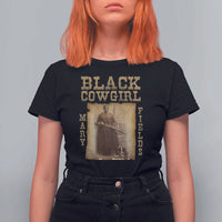 Mary Fields T Shirt For Women Black Cowgirl Pioneer Western Legend Vintage
