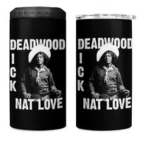 Nat Love 4 in 1 Can Cooler Tumbler Deadwood Dick Black Cowboy Western Legend Vintage