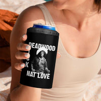 Nat Love 4 in 1 Can Cooler Tumbler Deadwood Dick Black Cowboy Western Legend Vintage