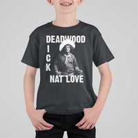 Nat Love T Shirt For Kid Deadwood Dick Black Cowboy Western Legend Vintage