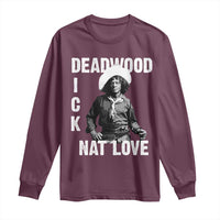 Nat Love Long Sleeve Shirt Deadwood Dick Black Cowboy Western Legend Vintage