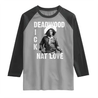 Nat Love Raglan Shirt Deadwood Dick Black Cowboy Western Legend Vintage