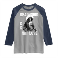 Nat Love Raglan Shirt Deadwood Dick Black Cowboy Western Legend Vintage