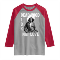 Nat Love Raglan Shirt Deadwood Dick Black Cowboy Western Legend Vintage