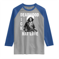 Nat Love Raglan Shirt Deadwood Dick Black Cowboy Western Legend Vintage