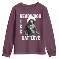 Nat Love Youth Sweatshirt Deadwood Dick Black Cowboy Western Legend Vintage