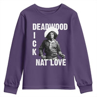 Nat Love Youth Sweatshirt Deadwood Dick Black Cowboy Western Legend Vintage