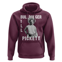 Bill Pickett Hoodie Bulldogger Black Cowboy Western Legend Vintage